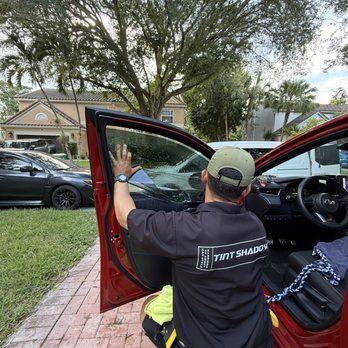Tint Shadow - Toyota GR inst window 25% - Car Window Tinting Near Me - Sunrise, Florida