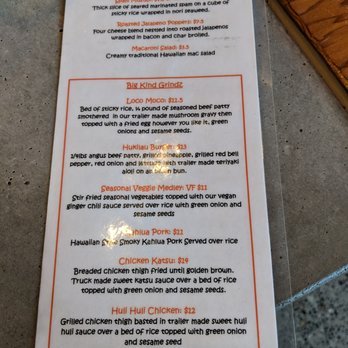Gyspy Grindz - Menu - Hawaiian Near Me - Bellingham, Washington Gyspy Grindz - Menu - Hawaiian Near Me - Bellingham, Washington