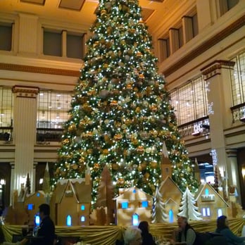 The Marshall Field's Walnut Room - No charlie Brown tree. - American Near Me - Chicago, Illinois