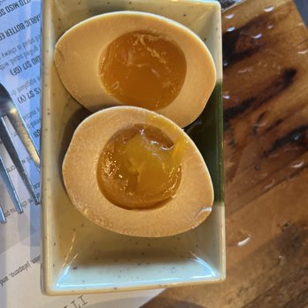 Itto Ramen Bar & Japanese Tapas - A side of the soft boiled egg I tossed that right into my Ramen. - Ramen Near Me - Arden, North Carolina Itto Ramen Bar & Japanese Tapas - A side of the soft boiled egg I tossed that right into my Ramen. - Ramen Near Me - Arden, North Carolina