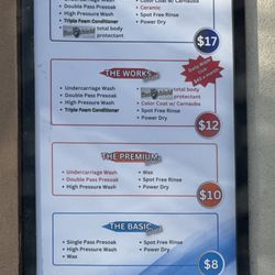 76 - Car wash options