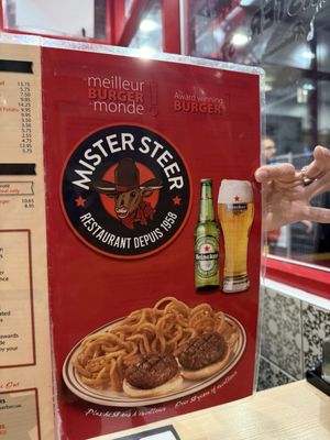 Mister Steer - Dejeuner - Burgers Poutine Steak - Dessert - Delivery/Livraison by null