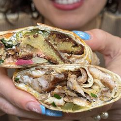 Shawarma Royale - Queen Chicken Shawarma Wrap  Queen Falafel Wrap