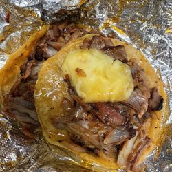 New Bootleg Taco Stand on Venice - Al pastor with big pieces of pineapple - yum!