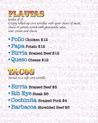 Menu photo 3 Tortilla House Miami, FL