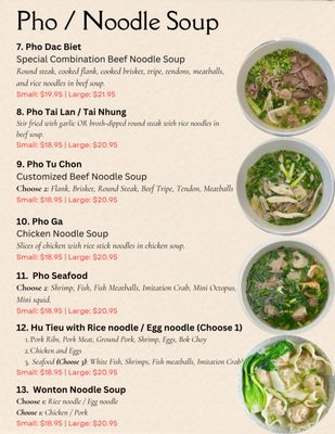 Menu photo 5 Hanoi Hot Pot Hillsboro, OR