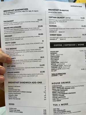 Menu photo 6 Bandit San Francisco, CA Menu photo 6 Bandit San Francisco, CA