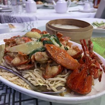 Dynasty - Ginger and scallion lobster with noodles - Cantonese Near Me - Boston, Massachusetts Dynasty - Ginger and scallion lobster with noodles - Cantonese Near Me - Boston, Massachusetts