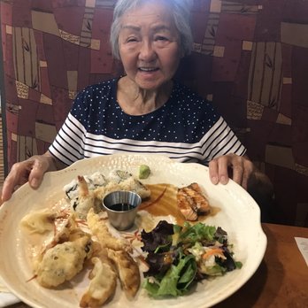 Arigato Sushi - My mom huge plate of salmon and lots of goodies - Sushi Bars Near Me - Upland, California Arigato Sushi - My mom huge plate of salmon and lots of goodies - Sushi Bars Near Me - Upland, California