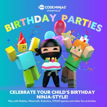 Code Ninjas - Celebrate your child's birthday ninja-style. We'll handle the details so you can focus on having a great time. - Kids Activities Near Me - Pleasanton, California Code Ninjas - Celebrate your child's birthday ninja-style. We'll handle the details so you can focus on having a great time. - Kids Activities Near Me - Pleasanton, California