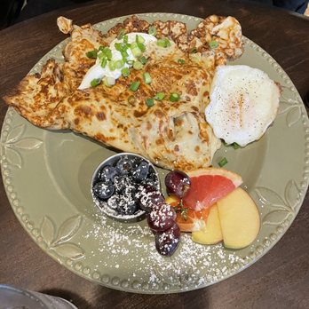 Cafe C'est La Vie - Homemade fennel sausage crepe - Cafes Near Me - Depoe Bay, Oregon Cafe C'est La Vie - Homemade fennel sausage crepe - Cafes Near Me - Depoe Bay, Oregon