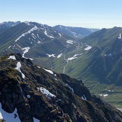 Fishhook Trailhead - Summit views and Hatcher Pass road