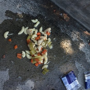 Hercules Burgers - a pile of food left on the ground - Burgers Near Me - Orange, California