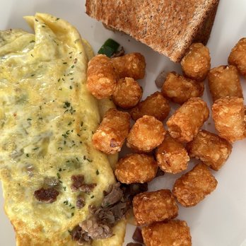 The Potato Sack - Jalapeno Teriyaki Beef Omelette - Breakfast & Brunch Near Me - Los Angeles, California