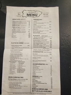 Menu photo 2 Los Abuelos NSB New Smyrna Beach, FL Menu photo 2 Los Abuelos NSB New Smyrna Beach, FL