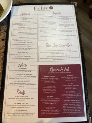 Menu photo 2 Fellini Cafe West Chester, PA