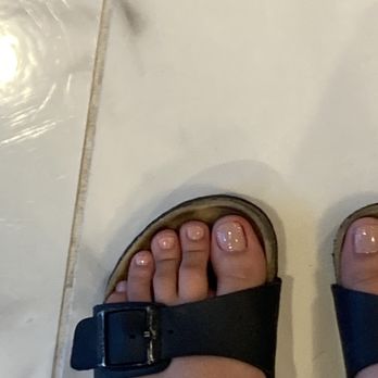Nails Couture - You can see my daughter's left big toenail is bleeding. - Nail Salons Near Me - Roseville, California Nails Couture - You can see my daughter's left big toenail is bleeding. - Nail Salons Near Me - Roseville, California