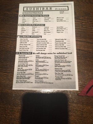 Menu photo 7 Hoshi Sushi Stony Brook, NY
