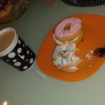Mojo Donuts - Just chilling cake batter funfetti and strawberry shortcake yum! - Donuts Near Me - Pembroke Pines, Florida Mojo Donuts - Just chilling cake batter funfetti and strawberry shortcake yum! - Donuts Near Me - Pembroke Pines, Florida