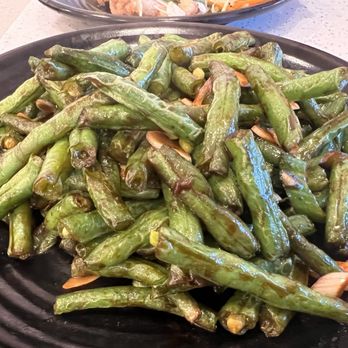 Crispy Rougamo - Stirred fried string beans - Chinese Near Me - Irvine, California
