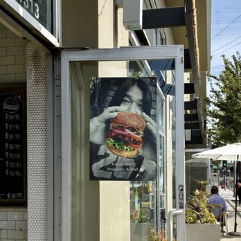 Black Sheep Burgers - A sign on the front door. - Burgers Near Me - Los Angeles, California Black Sheep Burgers - A sign on the front door. - Burgers Near Me - Los Angeles, California