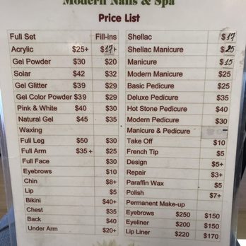 Modern Nails & Spa - Prices as of Oct 2018 - Nail Salons Near Me - Lynden, Washington