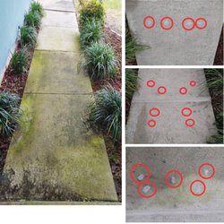 Reliable Foundations - Sidewalk is not level with house slab and way to many holes.