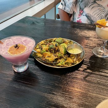Vivienne's Bistro - Brussels sprouts. Tropical Butterfly, and Vanilla whiskey sour - Asian Fusion Near Me - Seattle, Washington Vivienne's Bistro - Brussels sprouts. Tropical Butterfly, and Vanilla whiskey sour - Asian Fusion Near Me - Seattle, Washington
