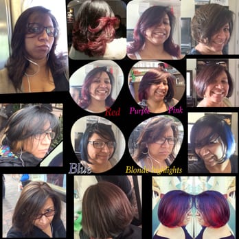 Dramatics NYC - Different colors n style.. He's good at what he does.. - Hair Salons Near Me - New York, New York
