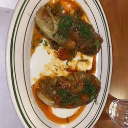 Neon Newt - Lamb stuffed cabbage