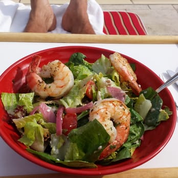 Amaya - Garlic Shrimp Greek Salad - New American Near Me - San Diego, California Amaya - Garlic Shrimp Greek Salad - New American Near Me - San Diego, California