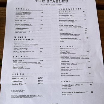 The Stables Kitchen & Beer Garden - Beer Gardens Near Me - Downingtown, Pennsylvania