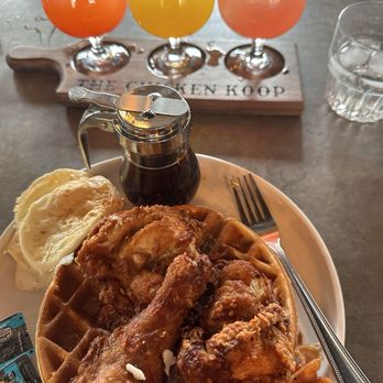 The Chicken Koop - Nice Brunch sat at the bar Oscar was very attentive, he sug the marg flights; I had the waffle plate, The food was I will be back.. - Chicken Shop Near Me - Downey, California The Chicken Koop - Nice Brunch sat at the bar Oscar was very attentive, he sug the marg flights; I had the waffle plate, The food was I will be back.. - Chicken Shop Near Me - Downey, California