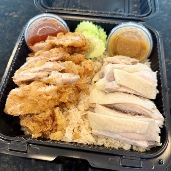Cluckin' Good - Sampler's Plate/Half & Half - Thai Near Me - Sacramento, California