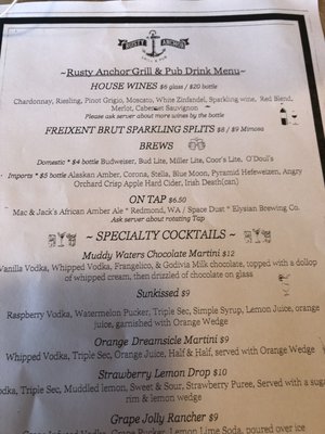 Menu photo 4 Rusty Anchor Grill & Pub Ocean Shores, WA Menu photo 4 Rusty Anchor Grill & Pub Ocean Shores, WA
