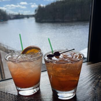 The Boathouse - two cocktails on a table - American Near Me - Wisconsin Dells, Wisconsin The Boathouse - two cocktails on a table - American Near Me - Wisconsin Dells, Wisconsin