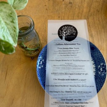 Callisto Tea House - Beautiful tea menus - Tea Rooms Near Me - Pasadena, California