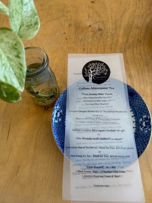 Menu photo 1 Callisto Tea House Pasadena, CA