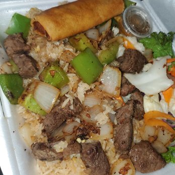 Pho Bien Hoa - Wife had the steak cubes with fried rice - Vietnamese Near Me - Houston, Texas