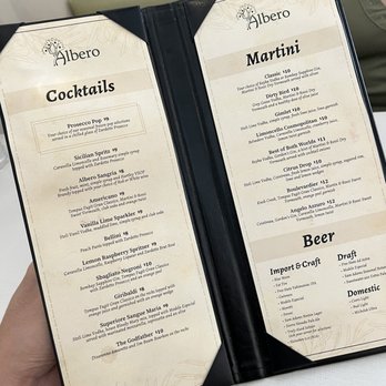 Albero Bistro - Drinks - Italian Near Me - Wichita, Kansas Albero Bistro - Drinks - Italian Near Me - Wichita, Kansas