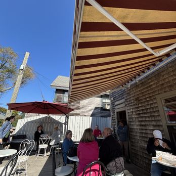 Claudette's Catering - Claudette's front Deck seating - Caterers Near Me