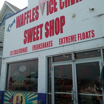 Coney Waffle Ice Cream - Store front - Right at the boardwalk - Ice Cream & Frozen Yogurt Near Me - Long Branch, New Jersey Coney Waffle Ice Cream - Store front - Right at the boardwalk - Ice Cream & Frozen Yogurt Near Me - Long Branch, New Jersey
