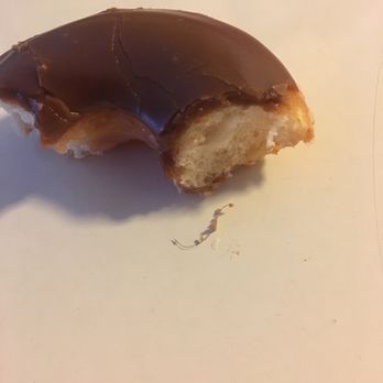 Krispy Kreme - a hair in a my donut this is disgusting! never again will i wait 1hr in line for your shitty donuts! i'm PISSED I WANG MY MONEY BACK - Donuts Near Me - Oxnard, California Krispy Kreme - a hair in a my donut this is disgusting! never again will i wait 1hr in line for your shitty donuts! i'm PISSED I WANG MY MONEY BACK - Donuts Near Me - Oxnard, California