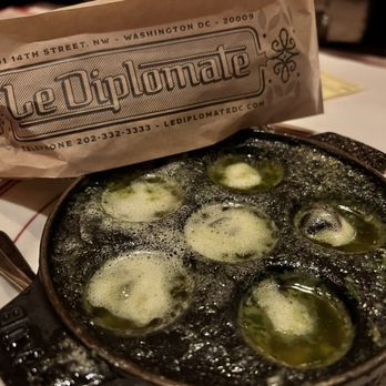 Le Diplomate - Buttery garlicky Escargots - Brasseries Near Me - Washington, DC, District of Columbia