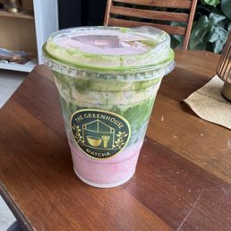 Strawberry matcha