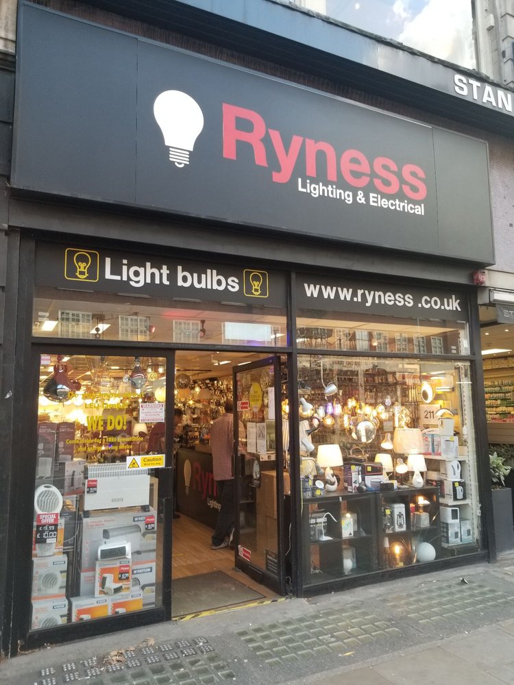 RYNESS LIGHTING & ELECTRICAL 211 Kensington High Street, London