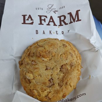 La Farm Bakery - Cinnamon White Chocolate Chip Scone - Bakeries Near Me - Cary, North Carolina