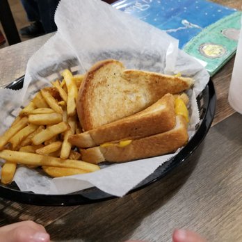 Stomp's Burger Joint 2 - Kids meal of grilled cheese. Probably best thing you can order - Burgers Near Me - Pearland, Texas Stomp's Burger Joint 2 - Kids meal of grilled cheese. Probably best thing you can order - Burgers Near Me - Pearland, Texas