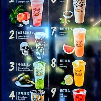 GAGA TEA - Top 10 Drinks menu - Bubble Tea Near Me - Redmond, Washington