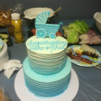 Sugar Bee's Bakery - She wowed everyone at my friend's baby shower with this red velvet filled masterpiece!!! - Bakeries Near Me - Las Vegas, Nevada Sugar Bee's Bakery - She wowed everyone at my friend's baby shower with this red velvet filled masterpiece!!! - Bakeries Near Me - Las Vegas, Nevada